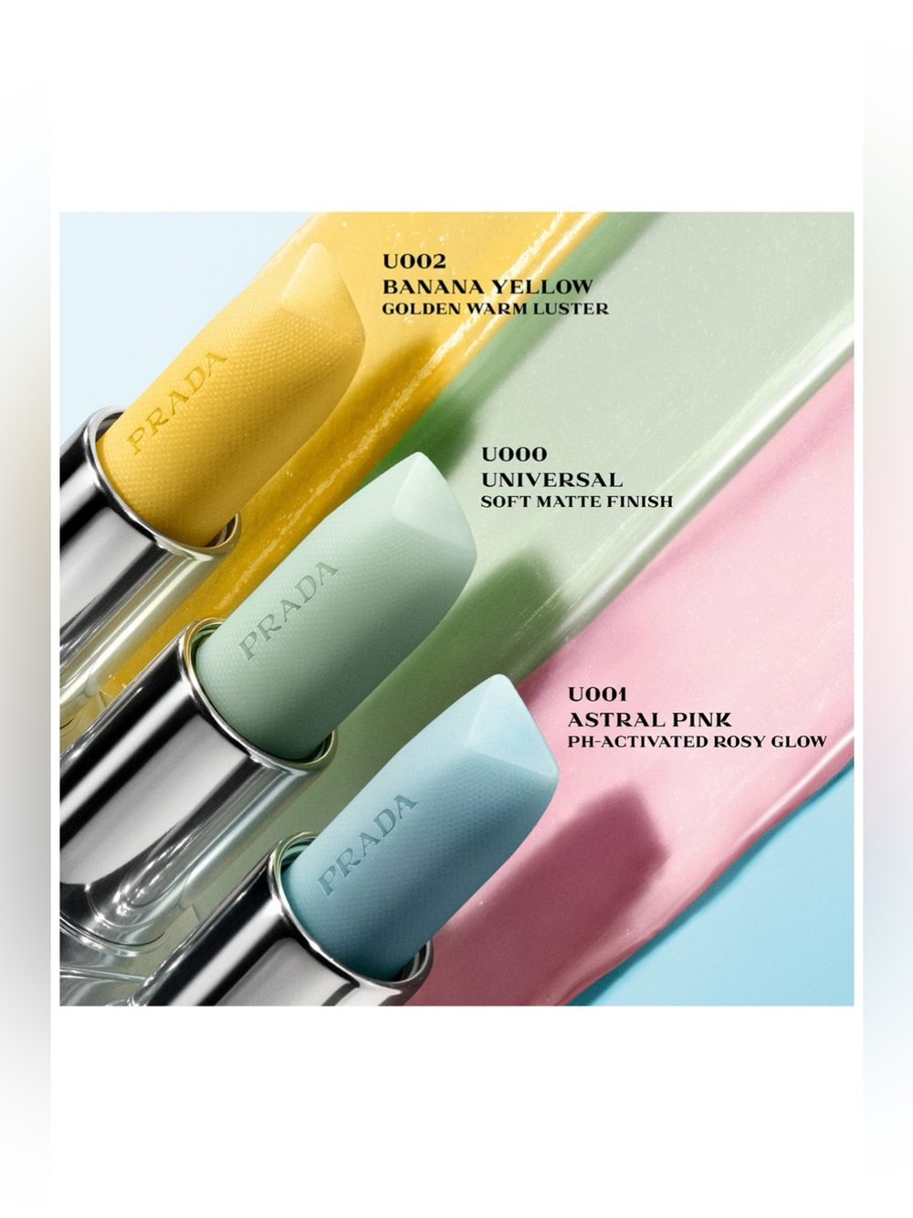 NEW✅ Prada Hydrating Mini Lip Balm Trio • Limited Edition Gift Set • New in Box - Picture 3 of 10